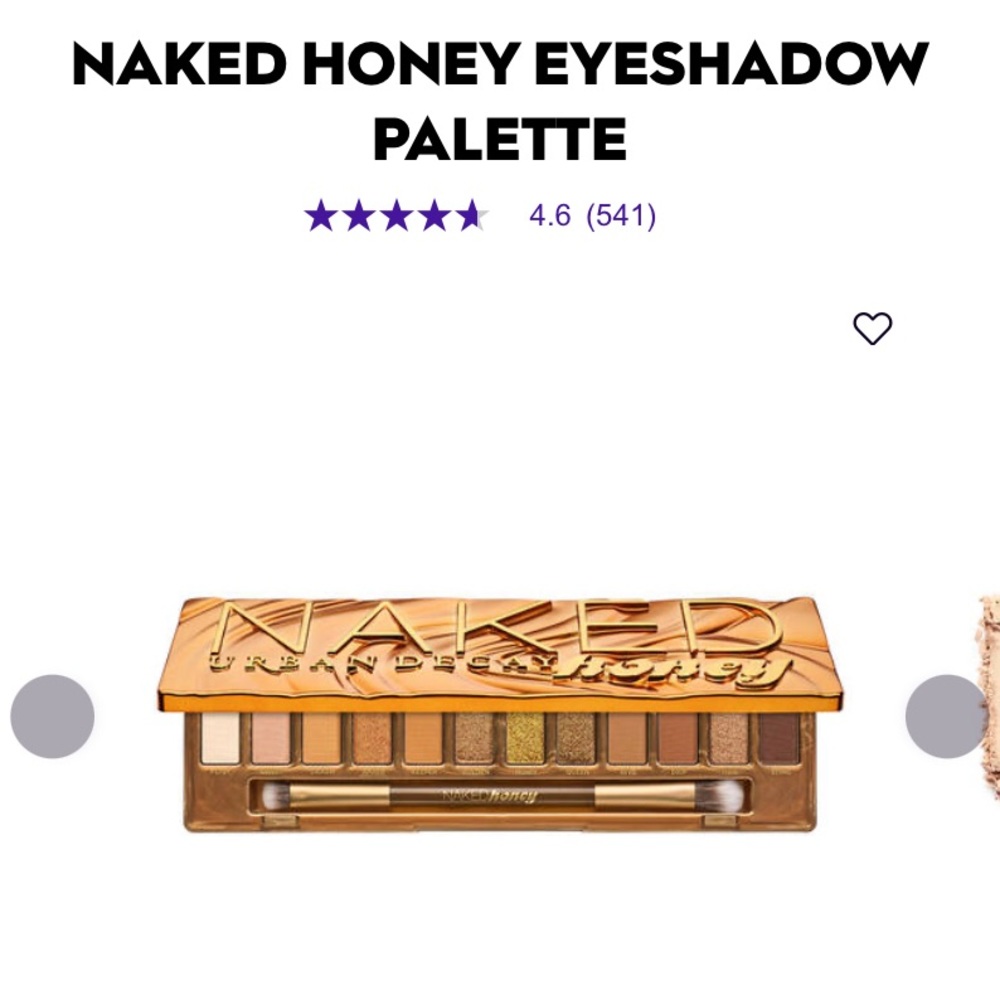 Urban Decay NAKED Honey - Eye Shadow Palette